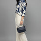 Modern Floral Shirt - Navy | Viscose Blend