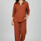 Amber Ease Rust Co-ord Set