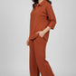 Amber Ease Rust Co-ord Set