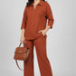 Amber Ease Rust Co-ord Set