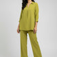 Everyday Ease Co-Ord Set - Green | Polyester