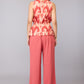Peach Crush Ikat Top