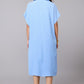 Sky Blue Shirt Dress