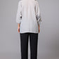 Misty Grey Buttoned Tunic