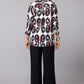 Striking Ikat Shirt Style Top