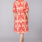Painted Sunset Midi Dress