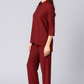Anaya Burgundy Chic Co-ord