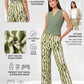 Fluid Print Trousers - Multi | Viscose Blend