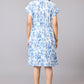 Blue Blossom Drawstring Dress