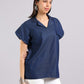 Casual Cool Lyocell Denim Top