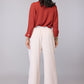 Blush Grace Wide-Leg Trouser