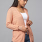 Everyday Knit Hoodie with Pockets - Pink