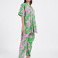 Green Floral Print Co-Ord Set