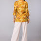 Radiant Yellow Floral Tunic