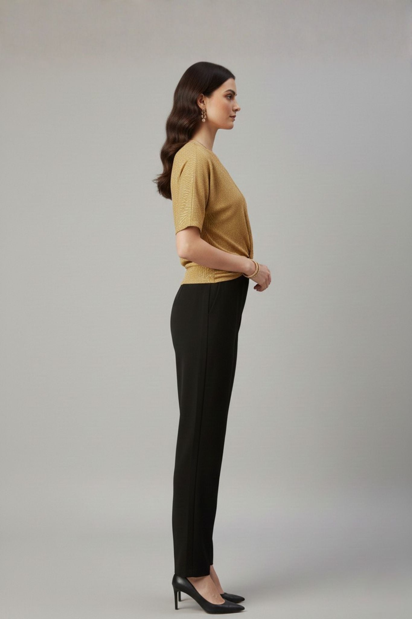 Gold Shimmer Party Top