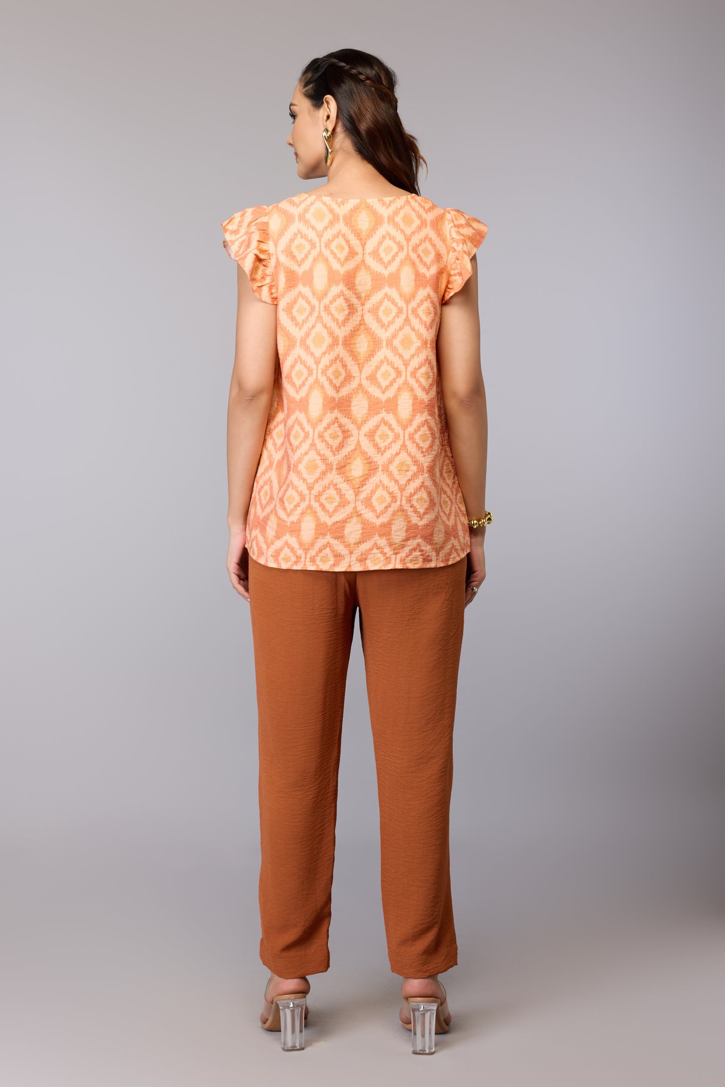 Kaira’s Sunset Ikat Top