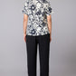 Botanic Noir Tie-Up Top