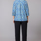 Blue Paisley Charm Top