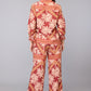 Palm Print Relaxed Trousers