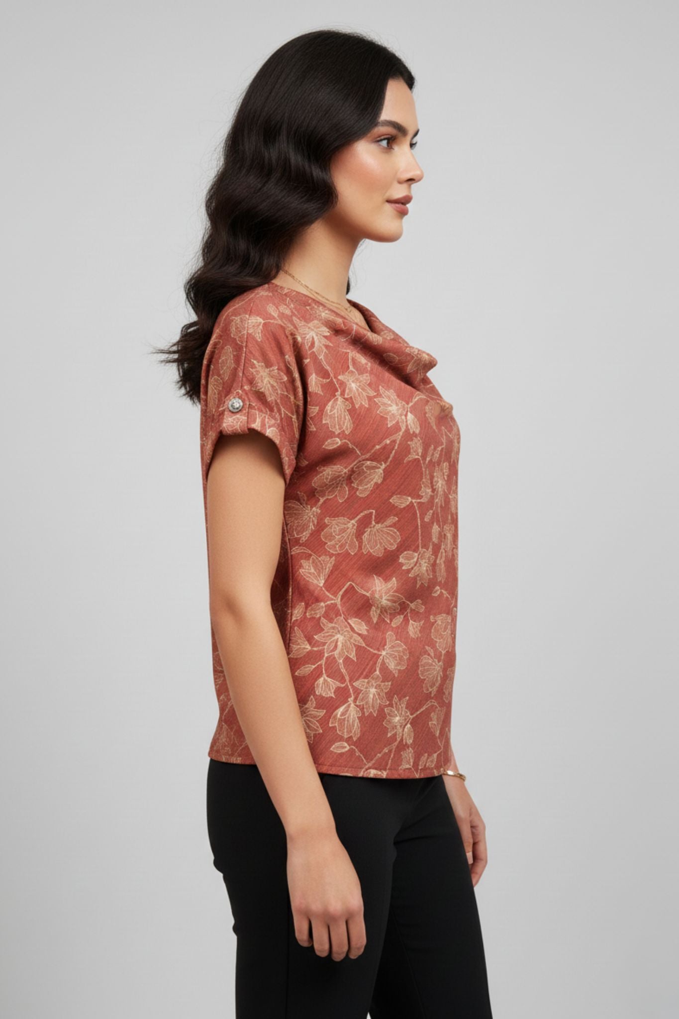 Rust Bloom Everyday Top
