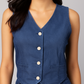 Zoya Blue Lyocell Denim Co-ord Set