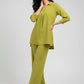 Everyday Ease Co-Ord Set - Green | Polyester