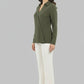 Modern Wrap Shirt - Olive | Viscose Blend