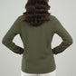 Modern Wrap Shirt - Olive | Viscose Blend