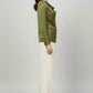 Soft Fall Cowl Top - Olive | Polyester