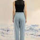 Soft Blue Lyocell Denim Trouser