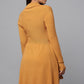 Versatile Belted Knitwear - Ocher