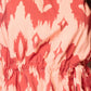 Peach Crush Ikat Top