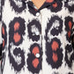 Striking Ikat Shirt Style Top