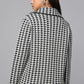 Houndstooth Heritage Black & White Knit Jacket