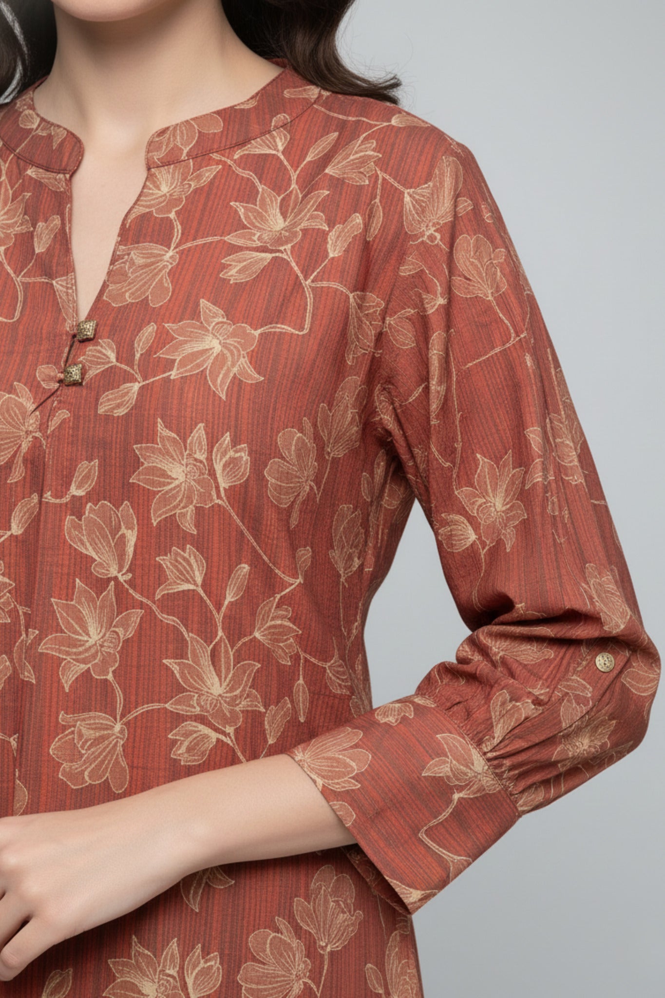 Rust Reverie Tunic Top