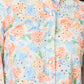 Cloudy Florals Mandarin Top