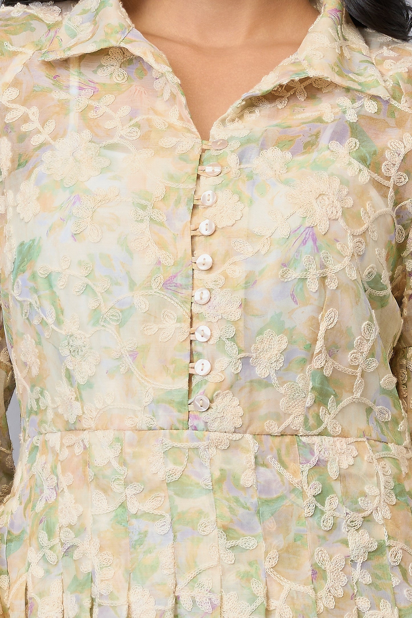 Pastel Dusk Shirt Dress