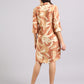 Tropical Sand Long Shirt Dress
