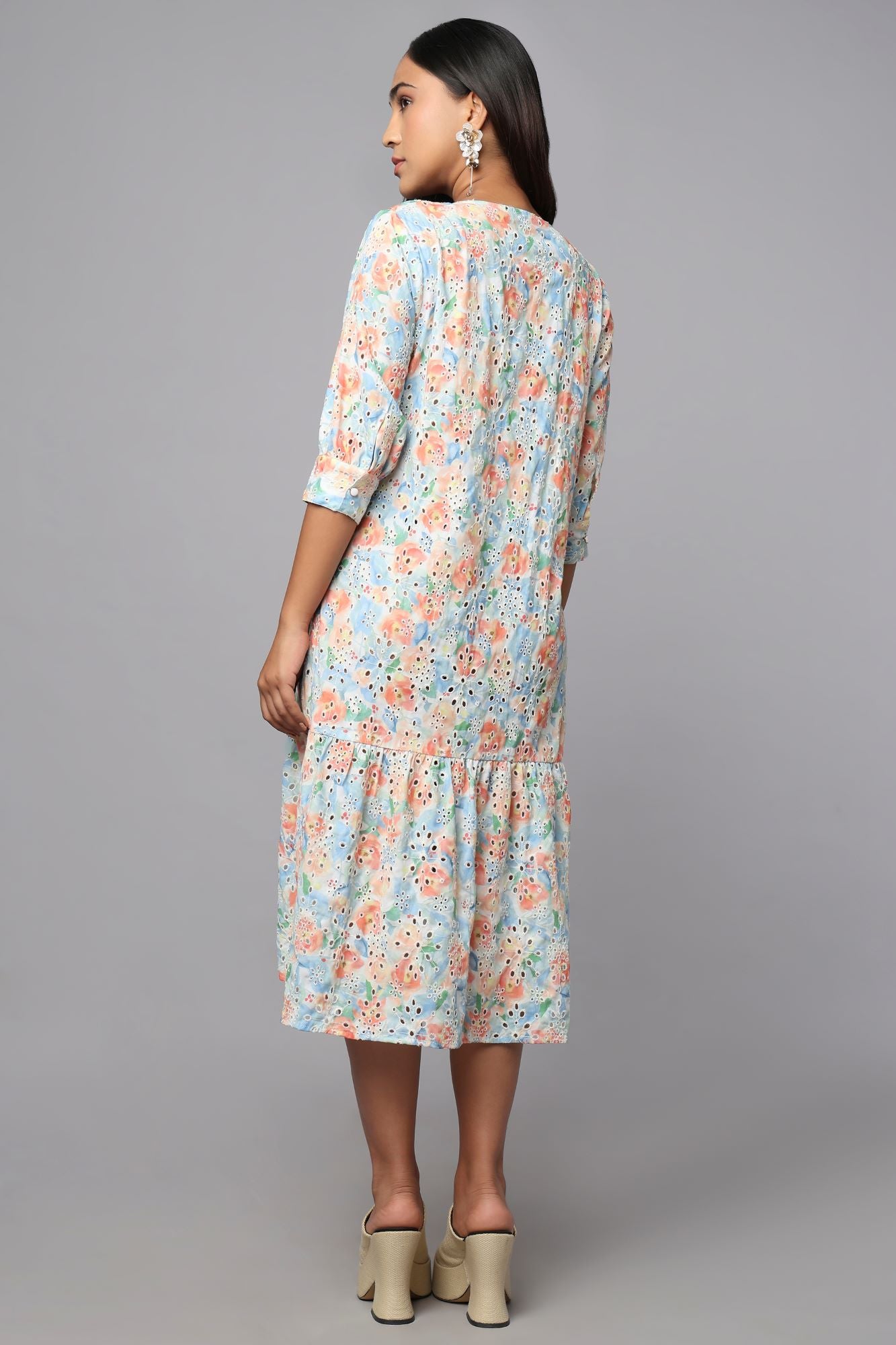 Bloomscape Schiffli Dress