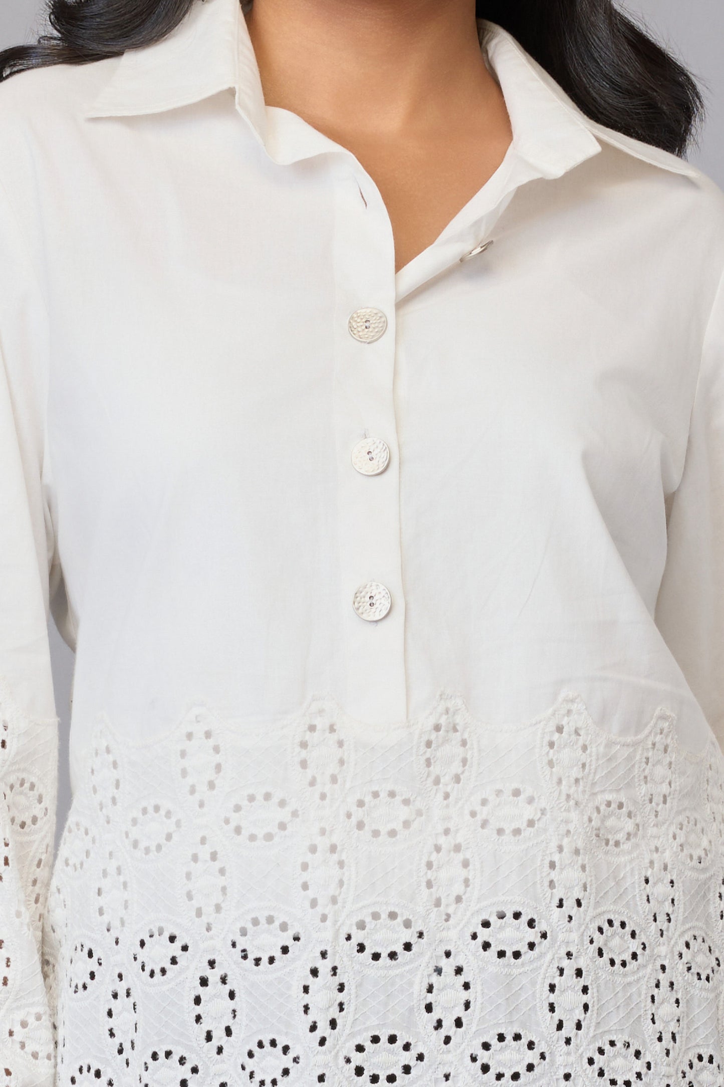 Inaaya’s Classic White Tunic