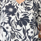 Botanic Noir Tie-Up Top
