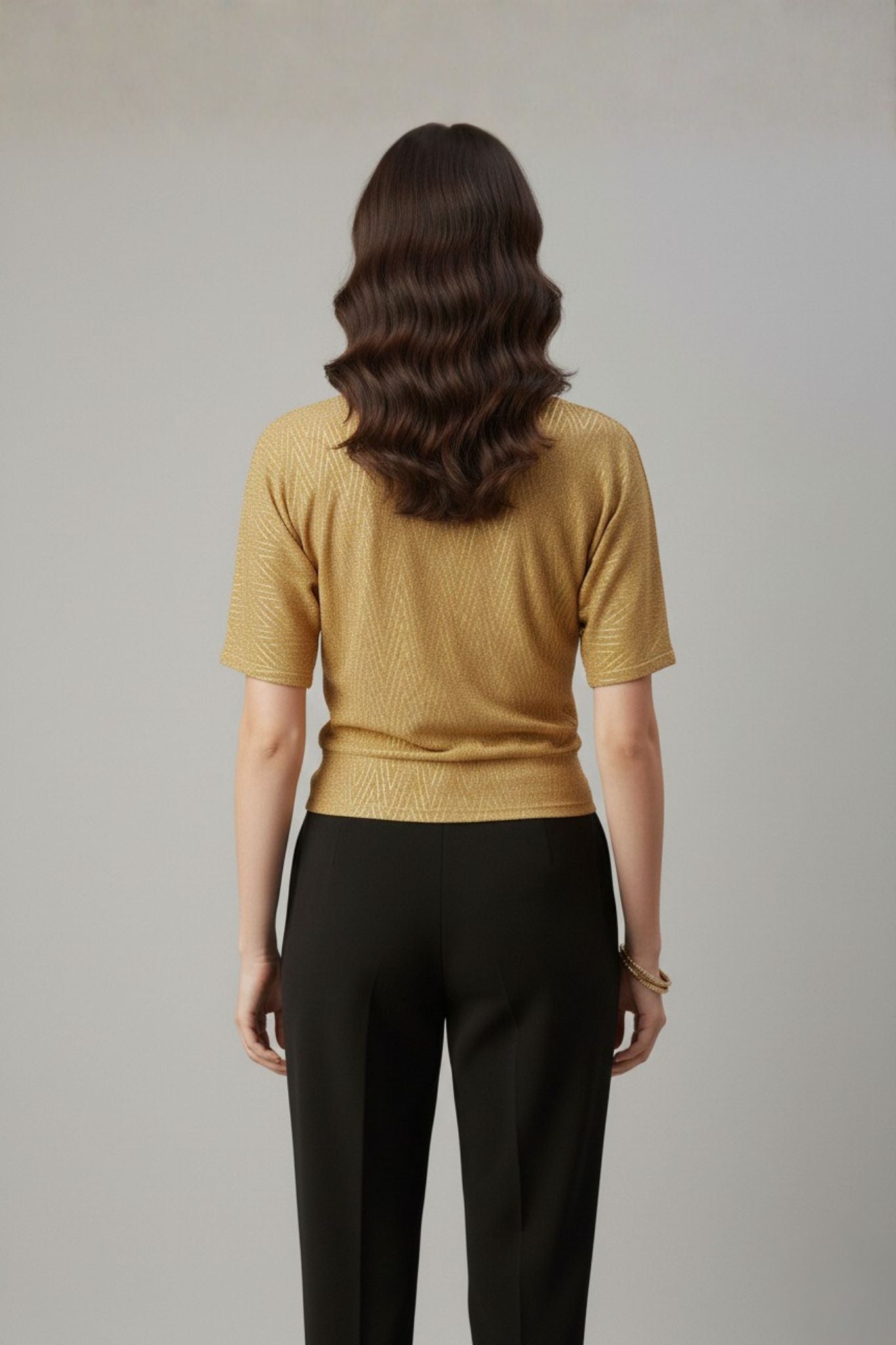 Gold Shimmer Party Top