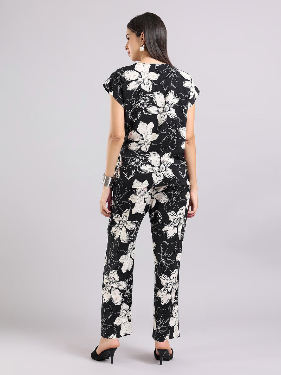 Midnight Bloom Floral Co-Ord Set