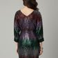Multicolour Sequin Midi Dress
