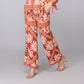 Palm Print Relaxed Trousers