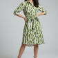 Tie-Up Shirt Dress - Multi | Viscose Blend