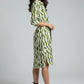 Tie-Up Shirt Dress - Multi | Viscose Blend