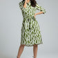 Tie-Up Shirt Dress - Multi | Viscose Blend