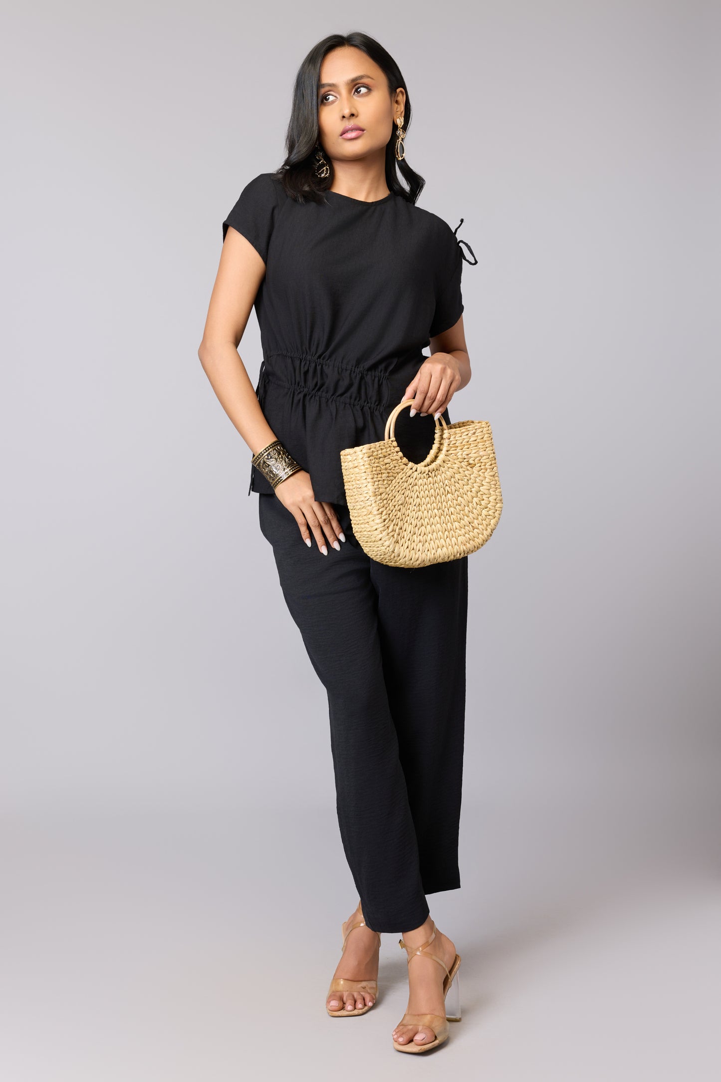 Twist and Tie Black Top