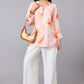 Rosy Calm Printed Top